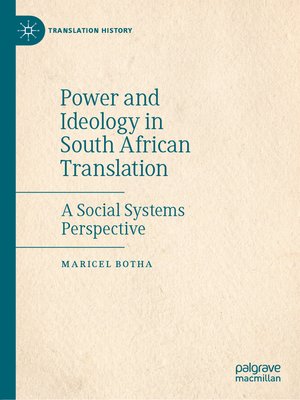 cover image of Power and Ideology in South African Translation